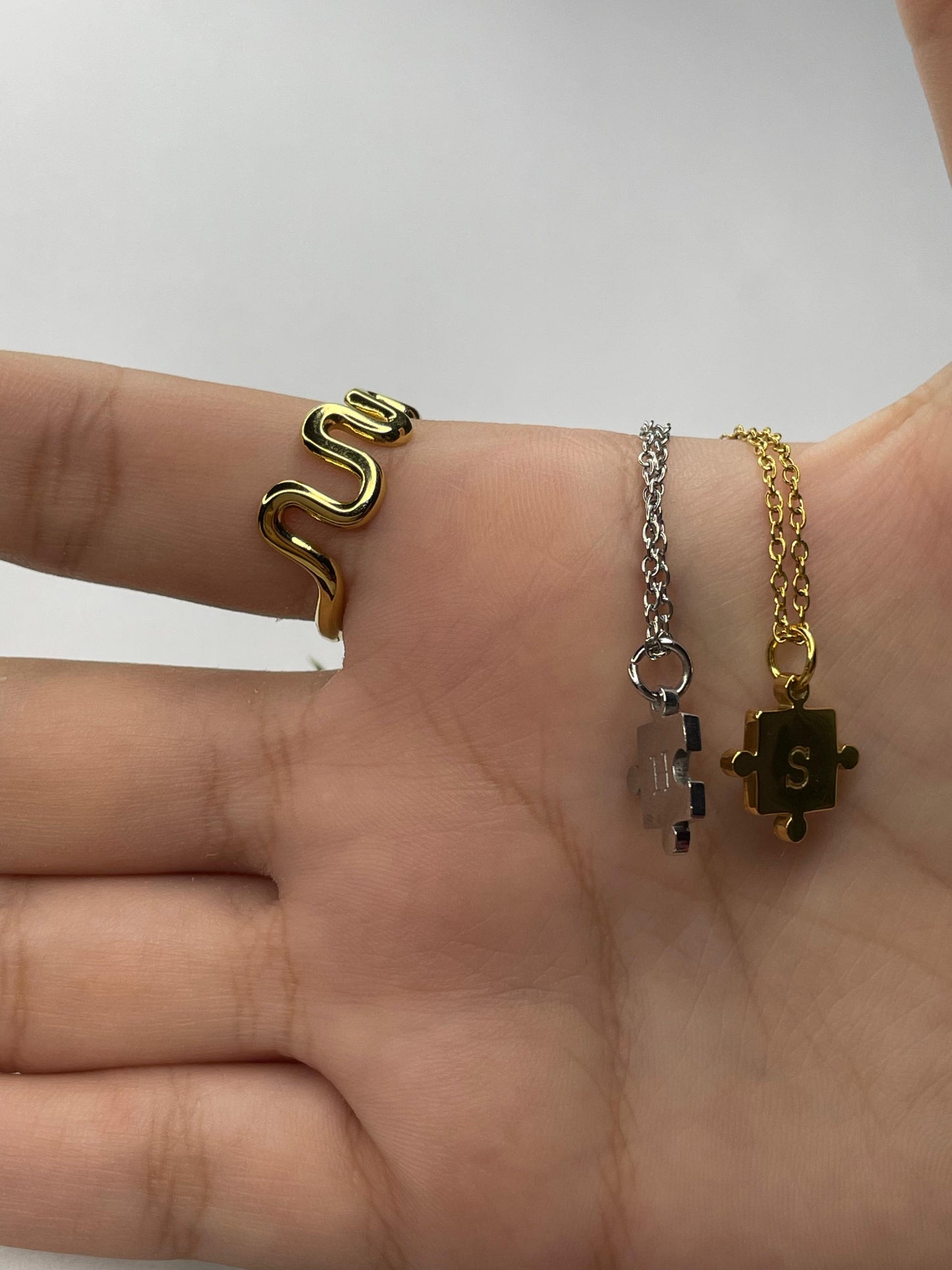 Puzzle Initial Bracelet