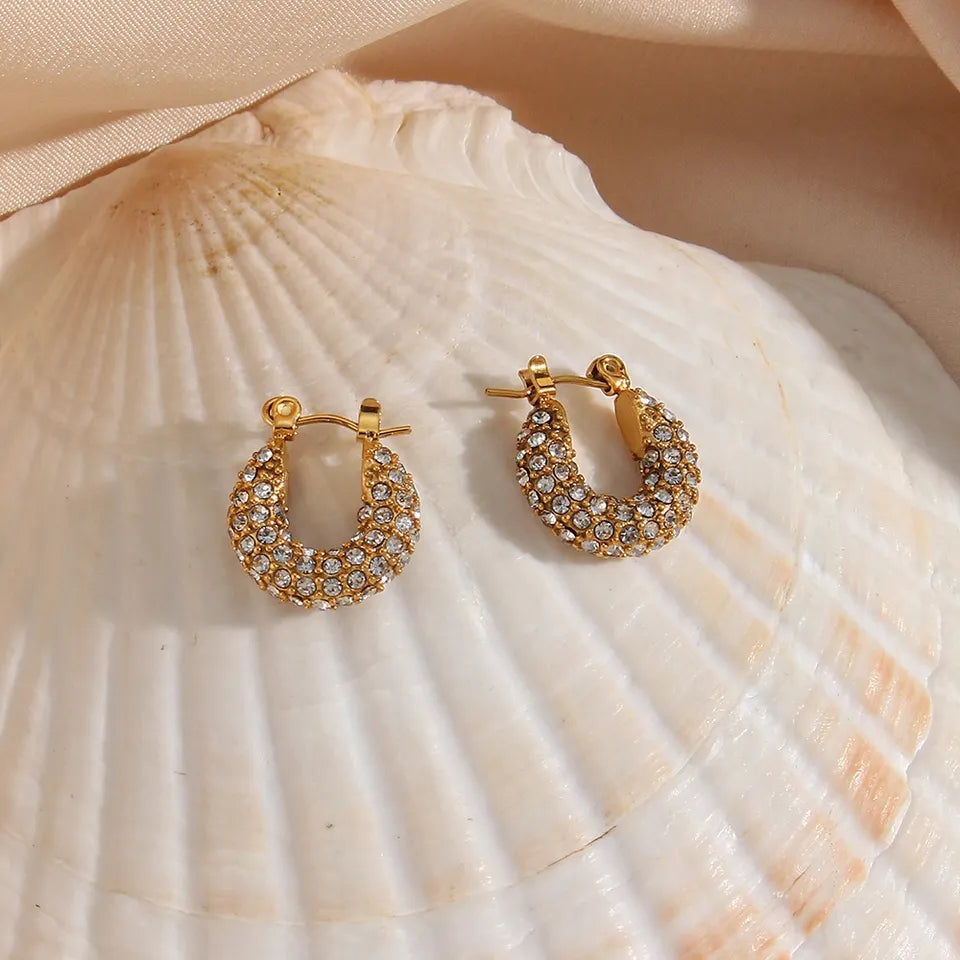 Mini Gold Plated Hoops