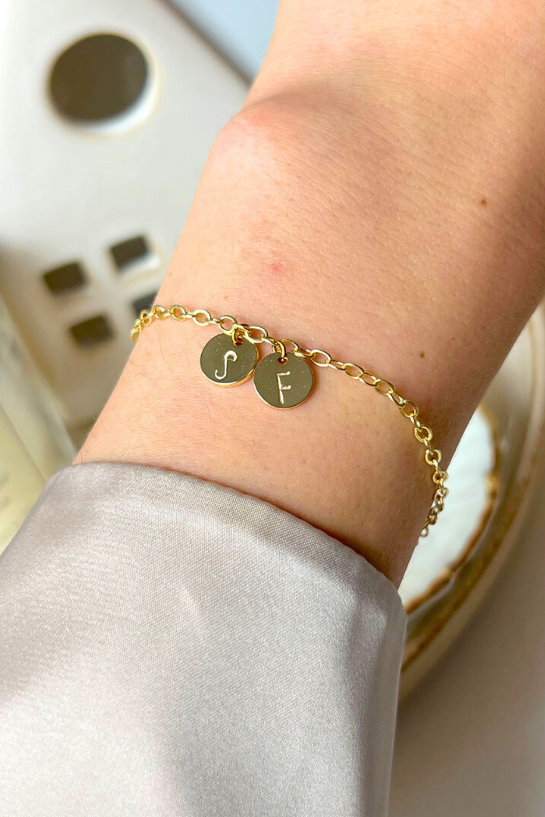 Dainty Initial Bracelet