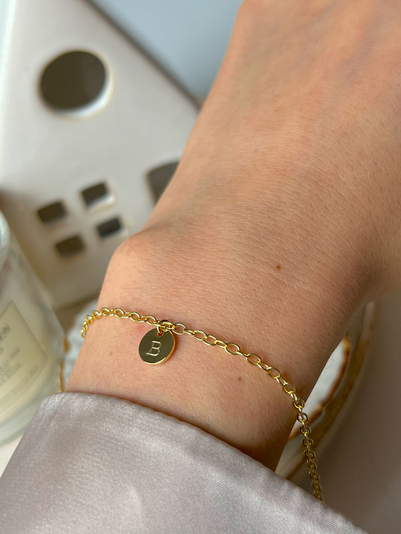 Dainty Initial Bracelet